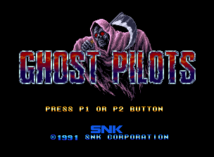 Ghost Pilots — Title screen