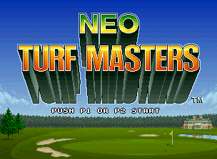 Neo Turf Masters — Title screen