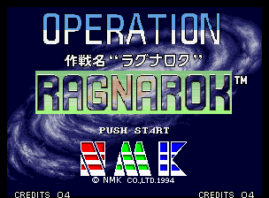 Operation Ragnarok — Title screen