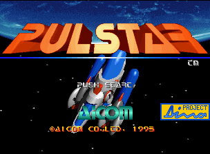 Pulstar — Title screen