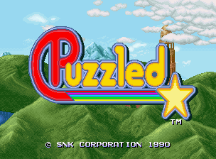 Puzzled — Title screen