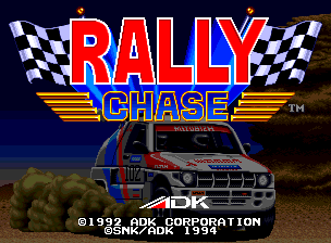 Rally Chase — Title screen