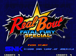 Real Bout Fatal Fury Special — Title screen