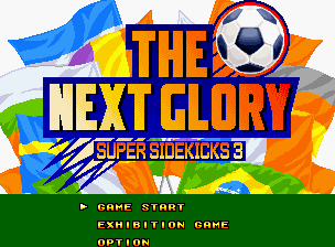 Super Sidekicks 3 : The Next Glory — Title screen