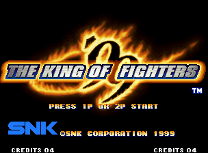 The King of Fighters '99 : Millennium Battle — Title screen