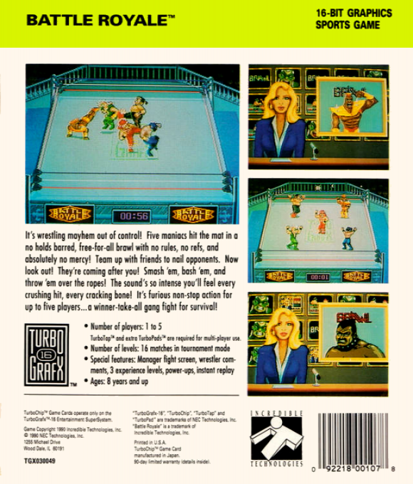 Battle Royale — Box back