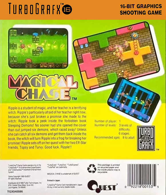 Magical Chase — Box back