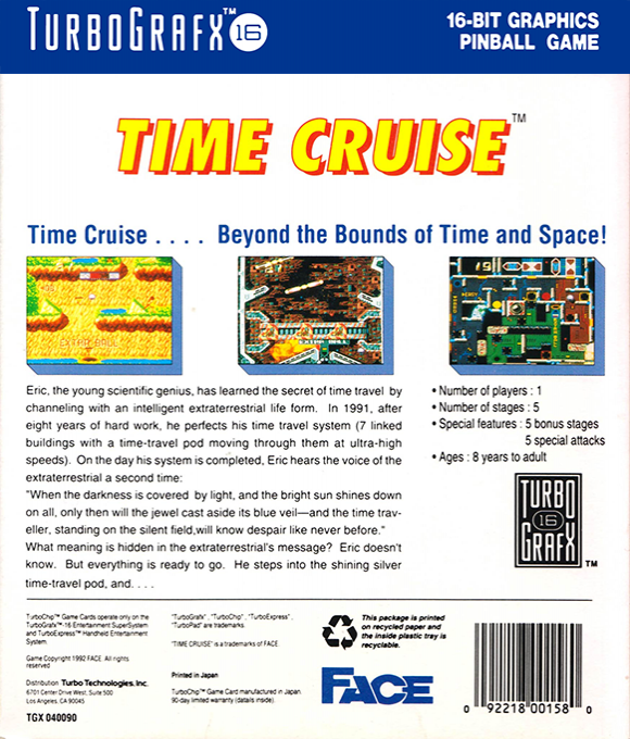 Time Cruise — Box back