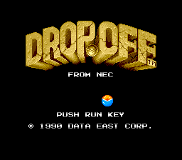 Drop Off — Title screen