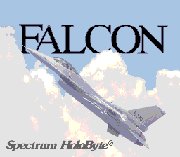 Falcon — Title screen