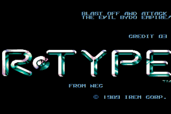 R-Type — Title screen