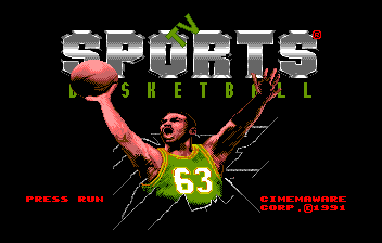 TV Sports Basketball — Title screen