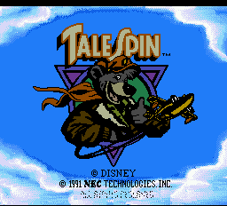 TaleSpin — Title screen