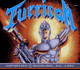 Turrican — Title screen