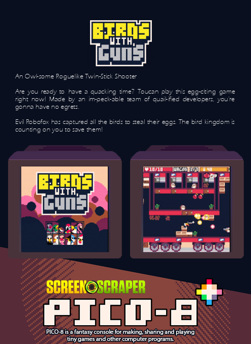 Birds With Guns — Box back