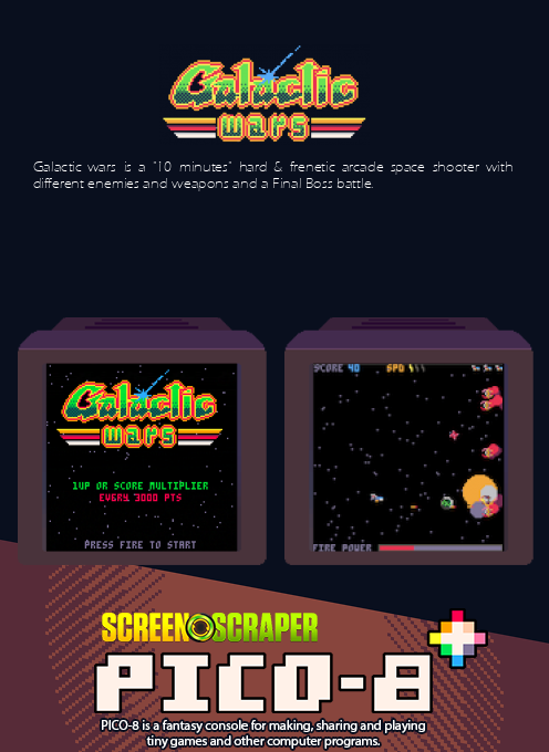 Galactic Wars — Box back