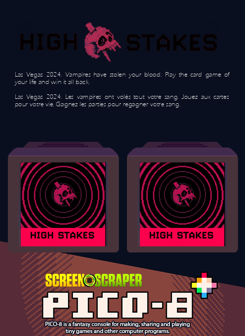 High Stakes — Box back