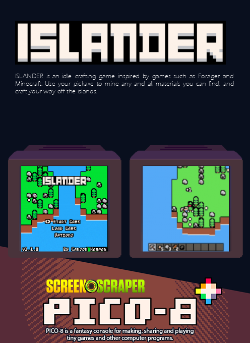 ISLANDER - Idle Crafting Game — Box back