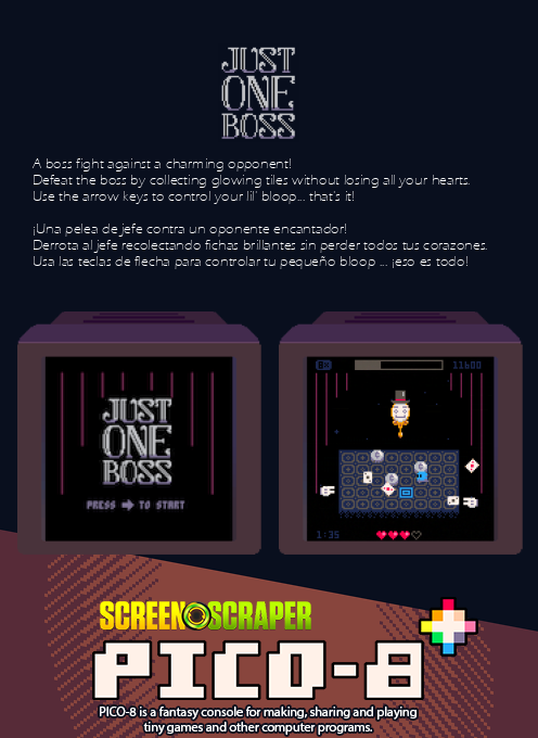 Just One Boss — Box back