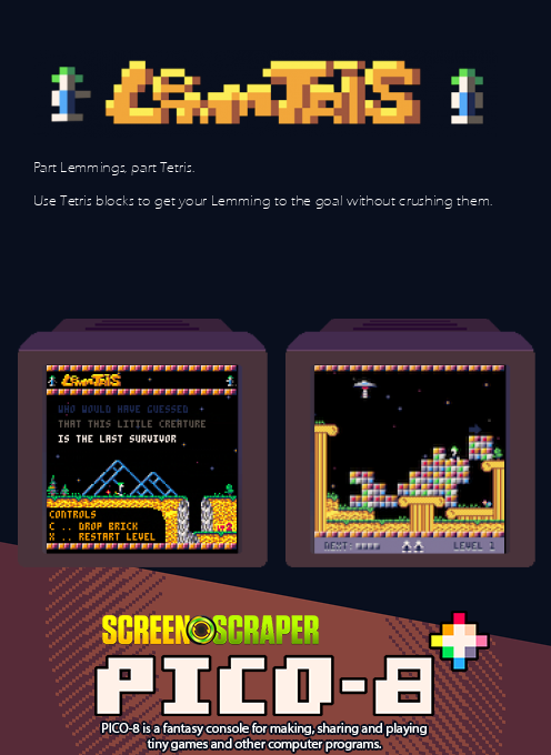 Lemmtris — Box back