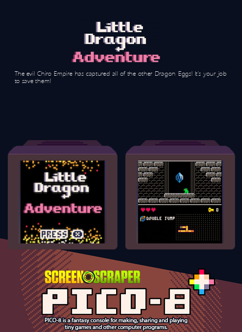 Little Dragon Adventure — Box back