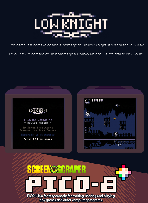 Low Knight — Box back