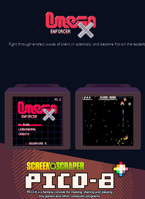 Omega Enforcer X — Box back