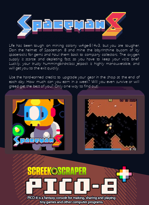 Spaceman 8 — Box back