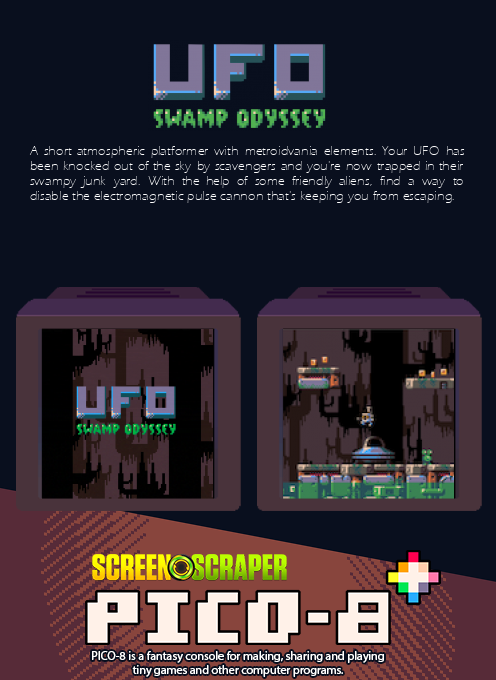 UFO Swamp Odyssey — Box back
