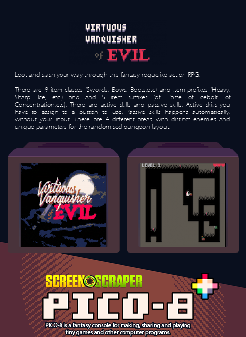 Virtuous Vanquisher of Evil — Box back