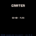 CRATER — Title screen