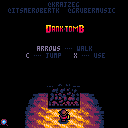 Dank Tomb — Title screen