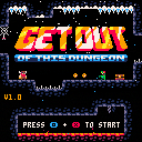 GET OUT of this Dungeon — Title screen