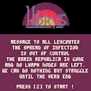 Hybris — Title screen