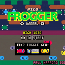 Pico Frogger — Title screen