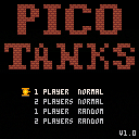 Pico Tanks — Title screen