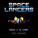 SPACE LANCERS — Title screen