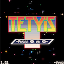 Tetyis (Tetris clone) — Title screen