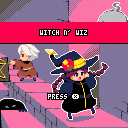 Witch n Wiz — Title screen
