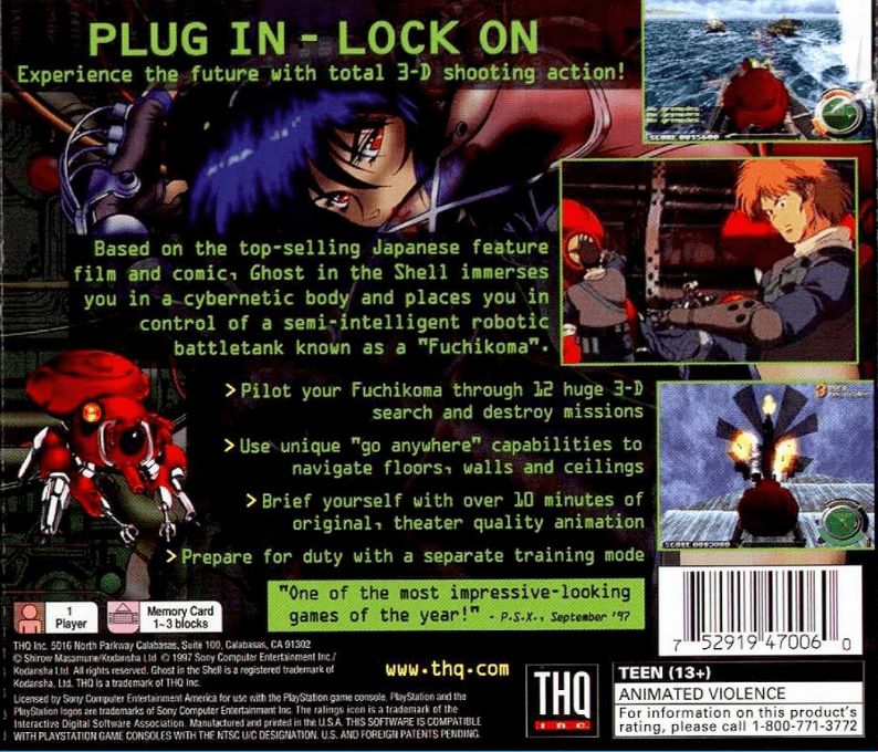 Ghost in the Shell — Box back