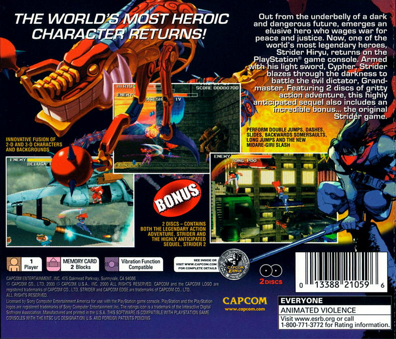 Strider 2 — Box back
