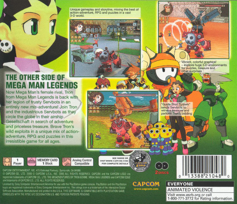 The Misadventures of Tron Bonne — Box back