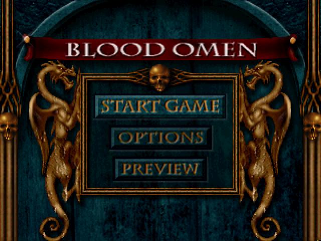 Blood Omen : Legacy of Kain — Title screen