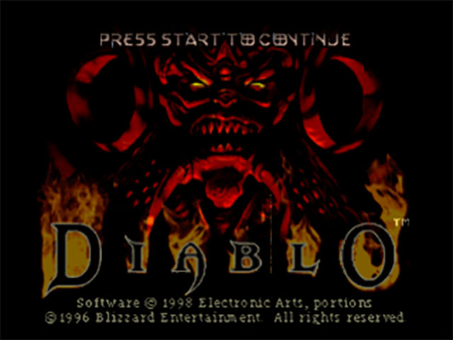 Diablo — Title screen