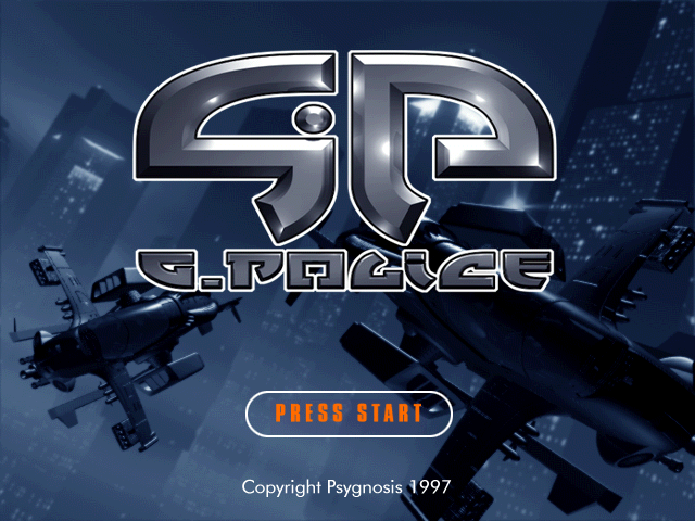 G-Police — Title screen