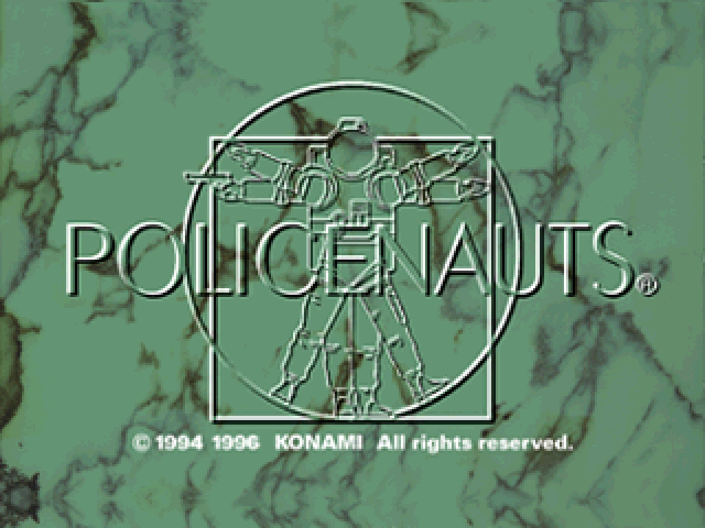 Policenauts — Title screen