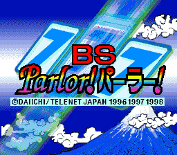 BS Parlor! Parlor! — Title screen