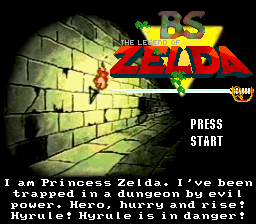 BS Zelda no Densetsu — Title screen