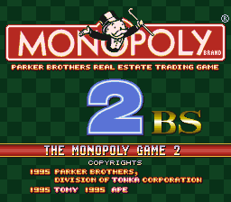 Monopoly 2 Bs - Red Cup — Title screen