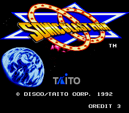 Sonic Blast Man — Title screen
